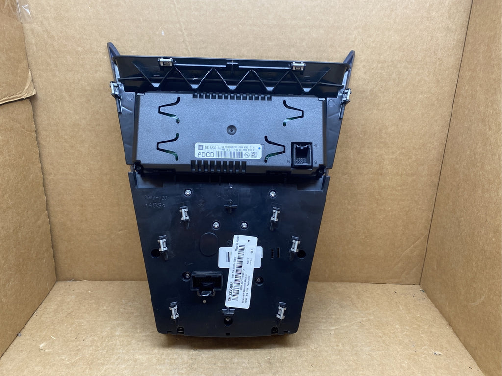 2012 Terrain Equinox Radio Bezel Climate Temp Control Panel 233349525