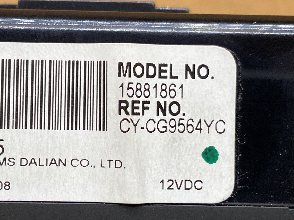 09 16 Tahoe Yukon Enclave Traverse Rear Climate Radio Control OEM 158818615
