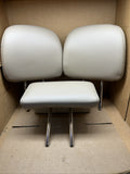 2013 2018 Pathfinder QX60 Rear Seat 2nd Row Headrest Head Rest Set Tan Leather0