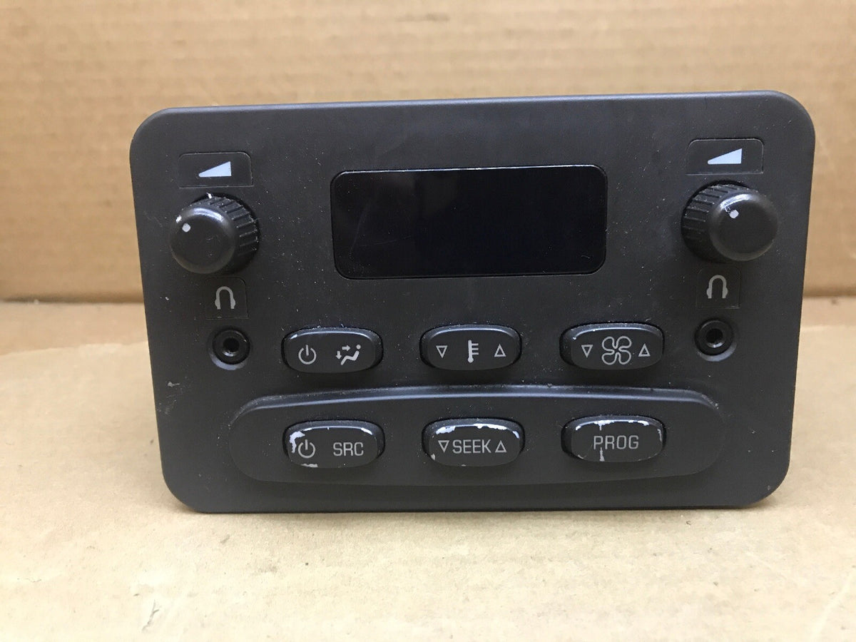 03 06 OEM CHEVY TAHOE REAR CLIMATE TEMPERATURE AUDIO CONTROLS 152047840