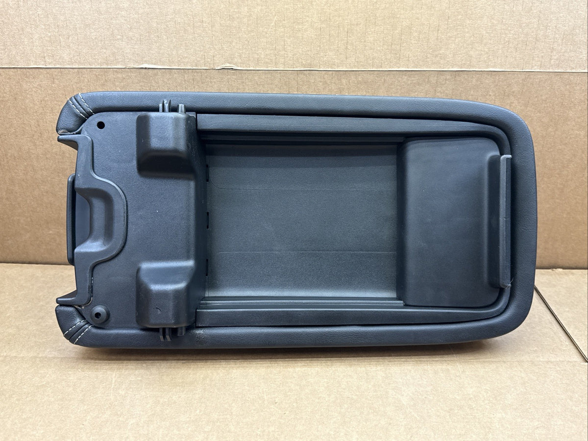 2011 2018 Dodge Charger Center Console Black Leather Armrest Lid Assembly9