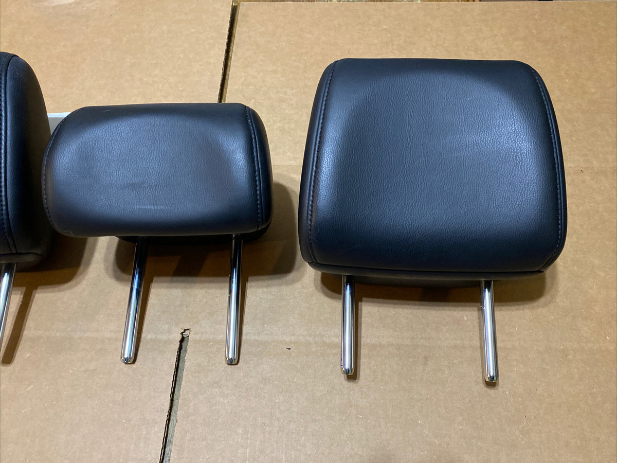 2009 2014 Nissan Murano Back Rear Head Rest Headrest Black Leather Set 2