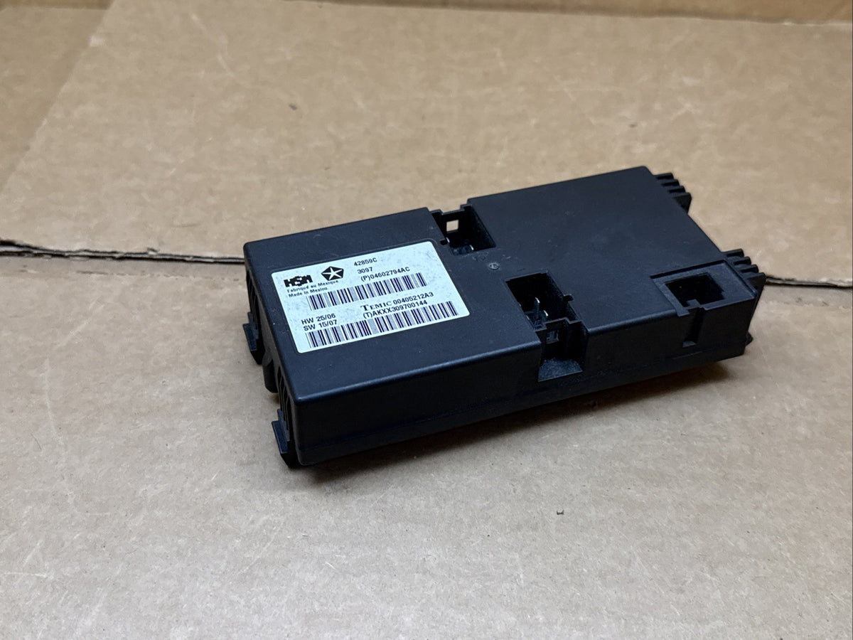 2008 2010 Grand Cherokee Front Driver Seat Memory Control Module 04602794AC3