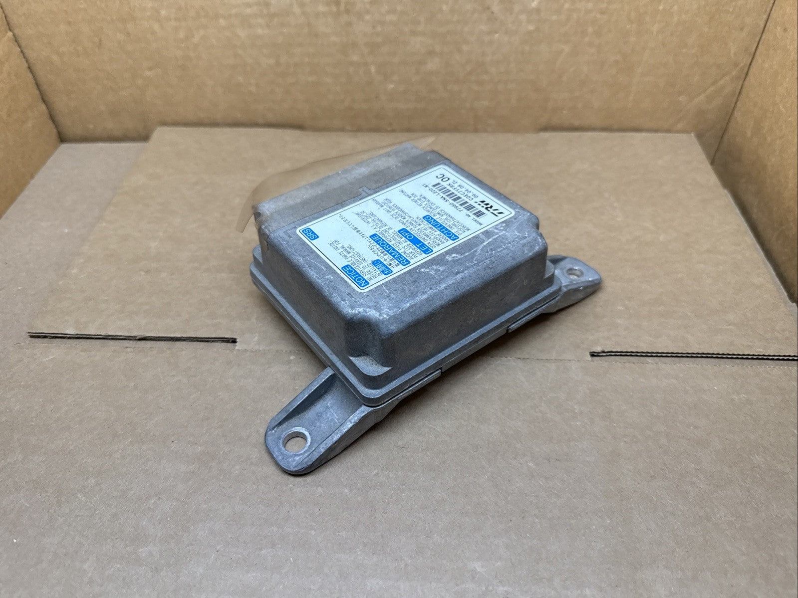Honda Civic SRS AirBag Air Bag Control Module OEM 77960 SNA L220 M15