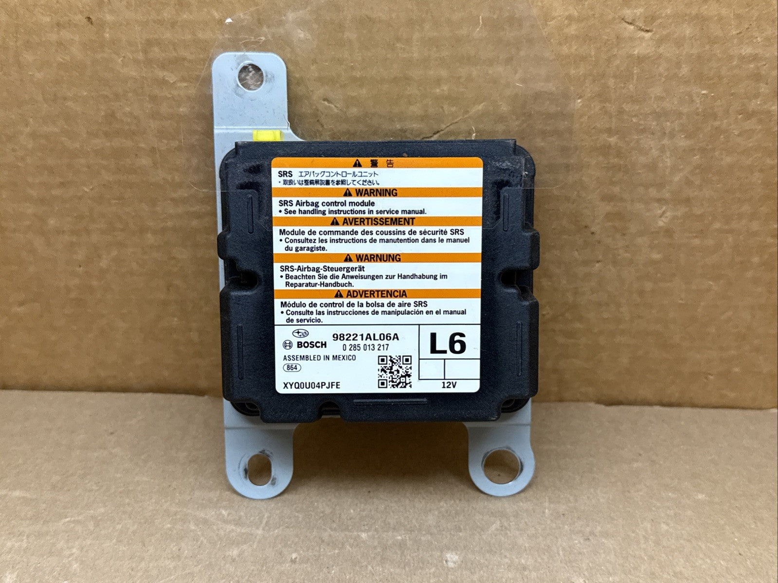 2016 2017 Subaru Outback Legacy Air Bag Airbag Control Module 98221AL06A0