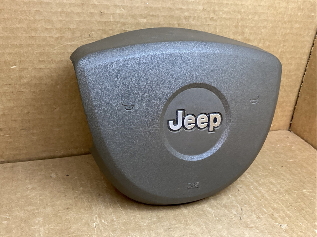 08 10 Jeep Liberty Front Left Driver Side Steering Wheel Air Bag Airbag Beige2