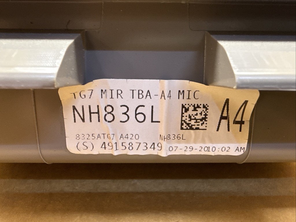 2016 2022 Honda Pilot Over Head Overhead Console Homelink Sunroof Gray NH836L7