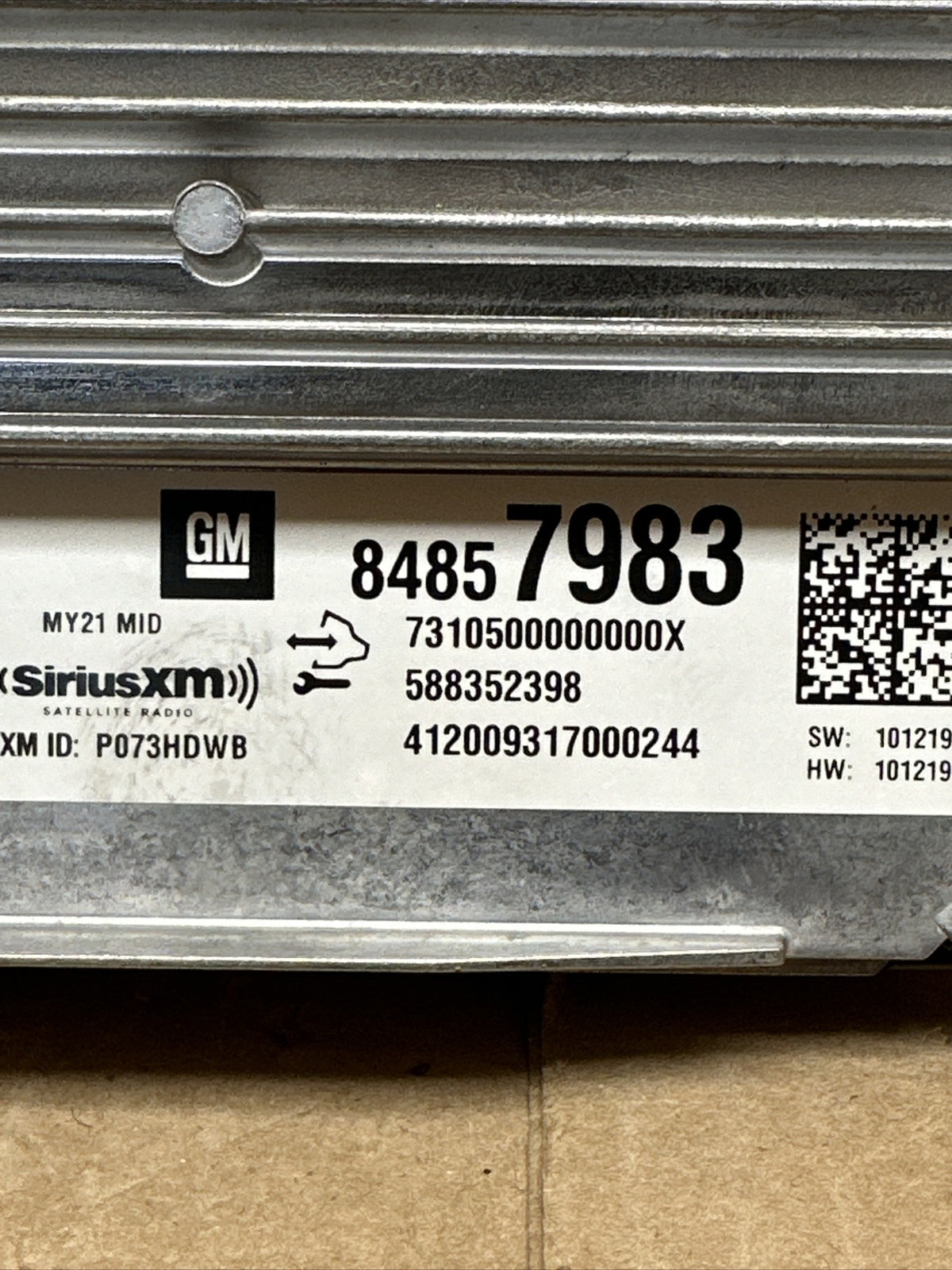 2021 2023 Chevrolet GMC Cadillac Buick OEM Harman Radio Receiver Module 848579831