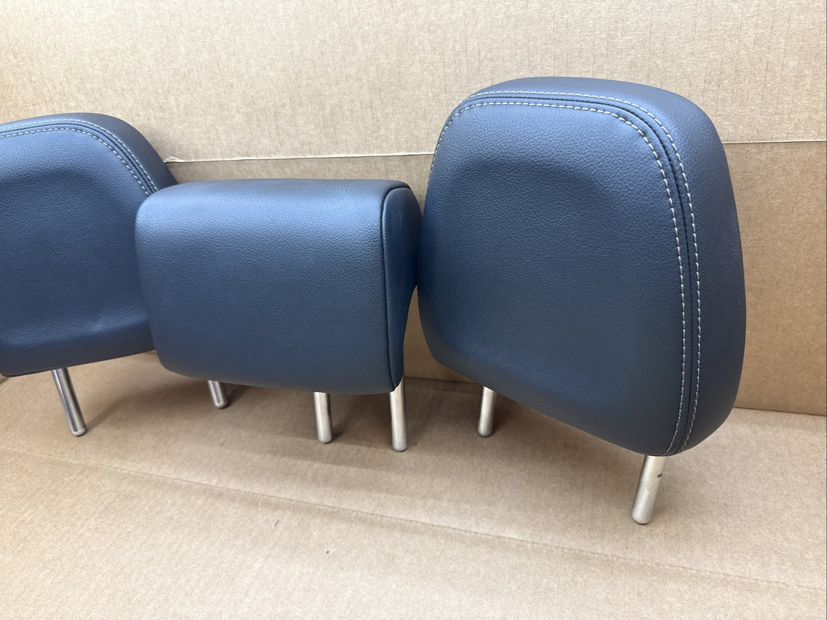 2013 2018 Toyota Rav 4 Rav4 Head Rest Headrest Rear Back Seat Set Leather Black2
