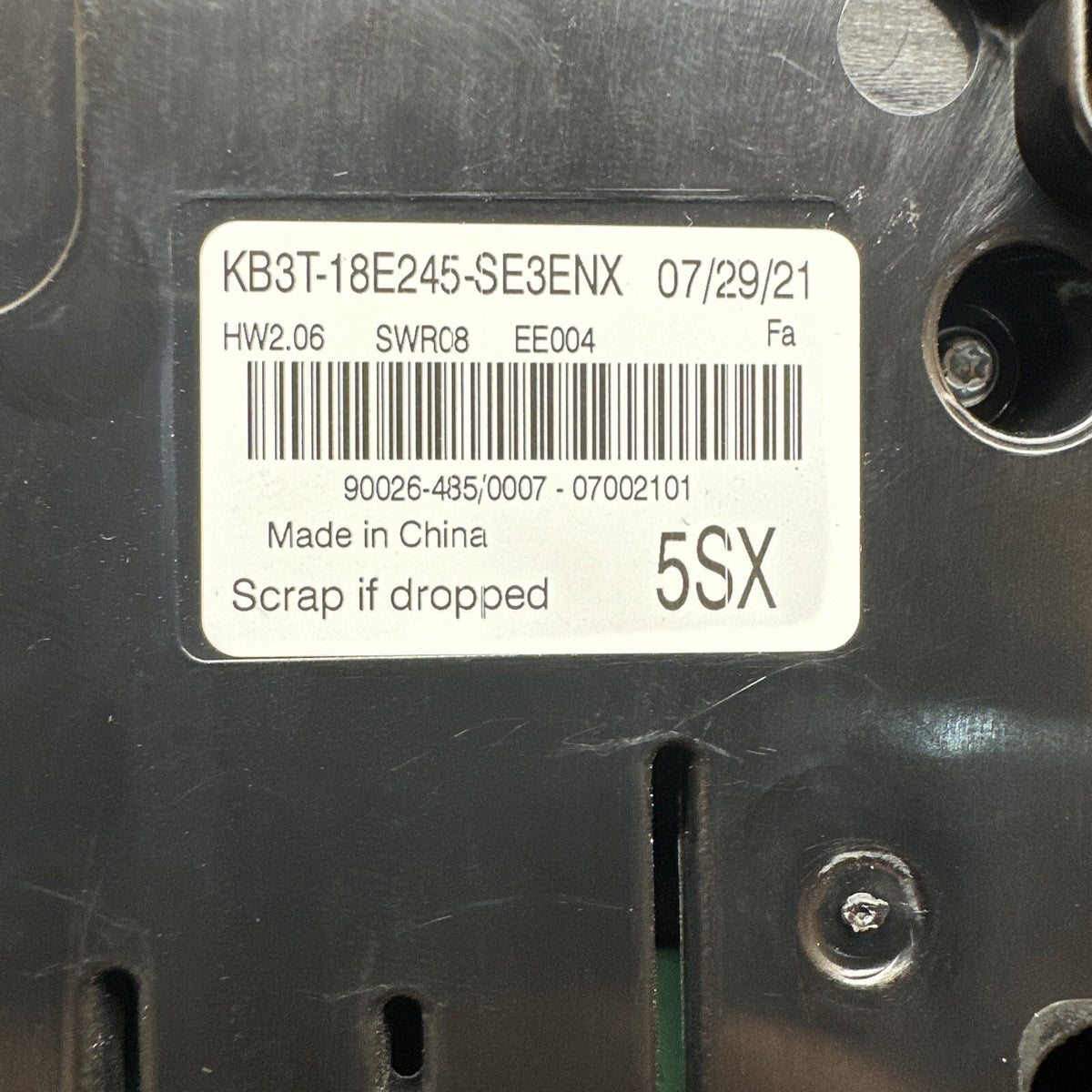 2019 2021 FORD RANGER RADIO CLIMATE CONTROL SWITCH PANEL KB3T 18E245 SE3ENX OEM7