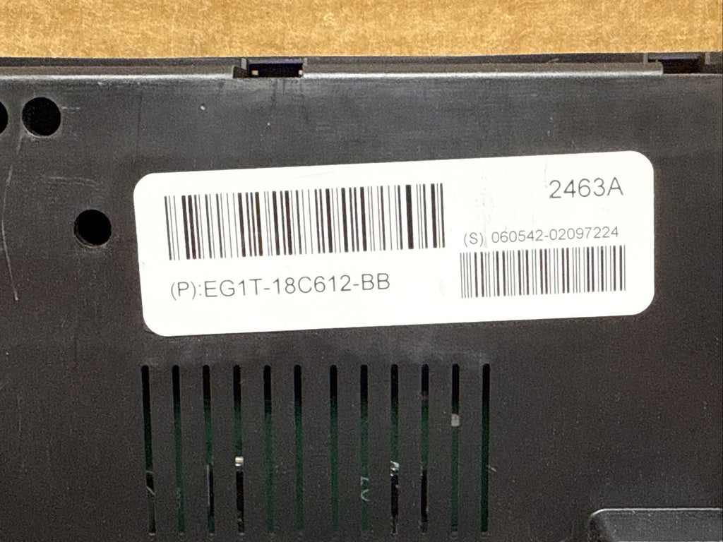 2014 2018 FORD TAURUS OEM CLIMATE CONTROL MODULE TEMP CONTROL EG1T 18C612 BB1