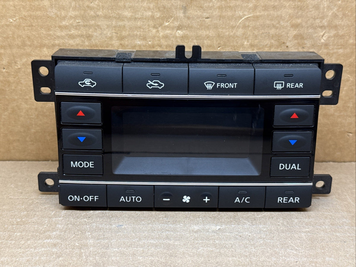 11 17 Nissan Quest Triple Zone Temperature Climate Control OEM 27500 1JA1A1