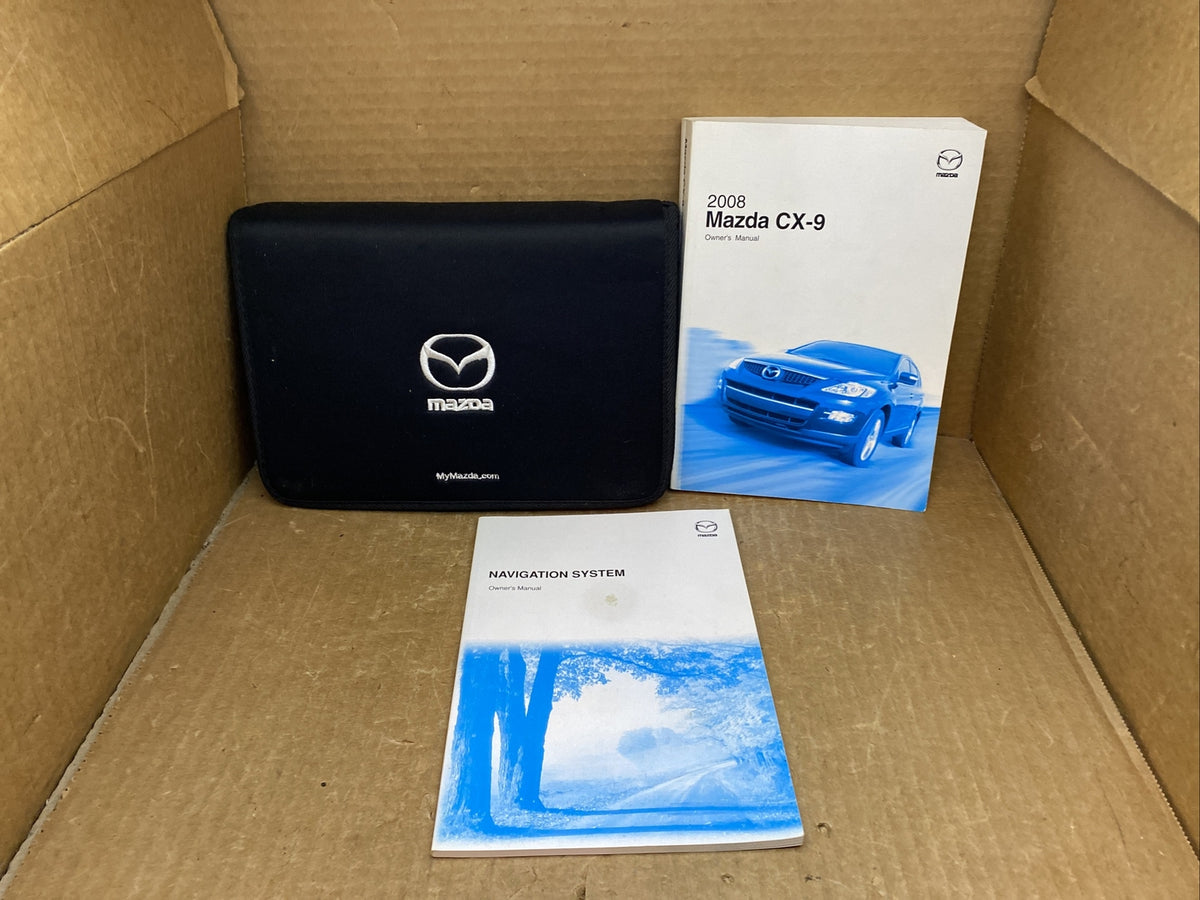 2008 08 Mazda CX 9 CX9 Owner's Owners Owner Manual Book Guide Set Case OEM0