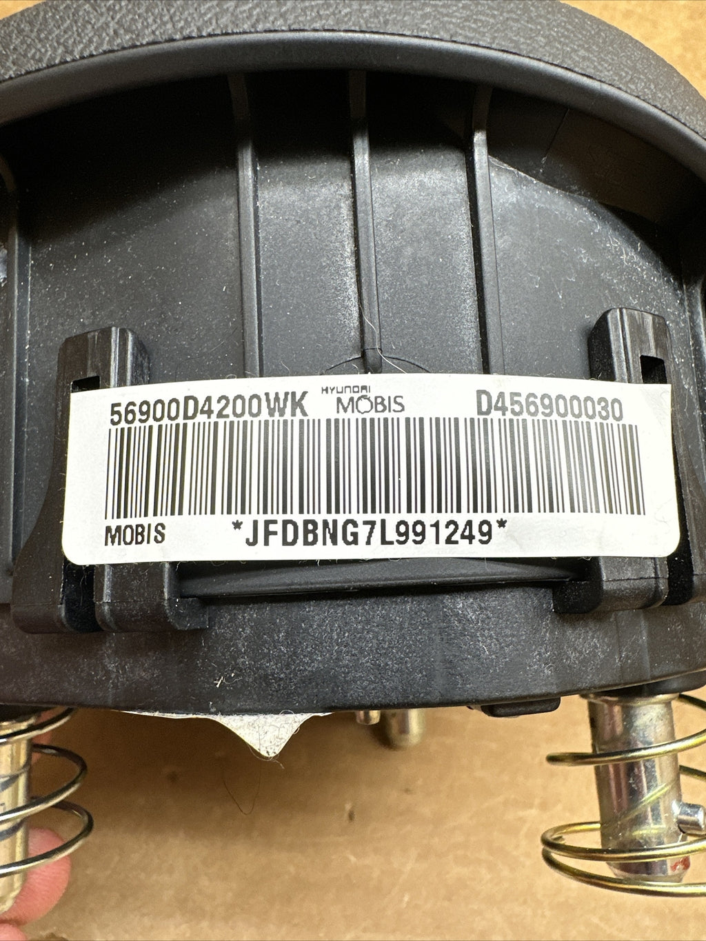 2016 2018 KIA OPTIMA Front Left Driver Side Steering Wheel Air Bag Airbag8