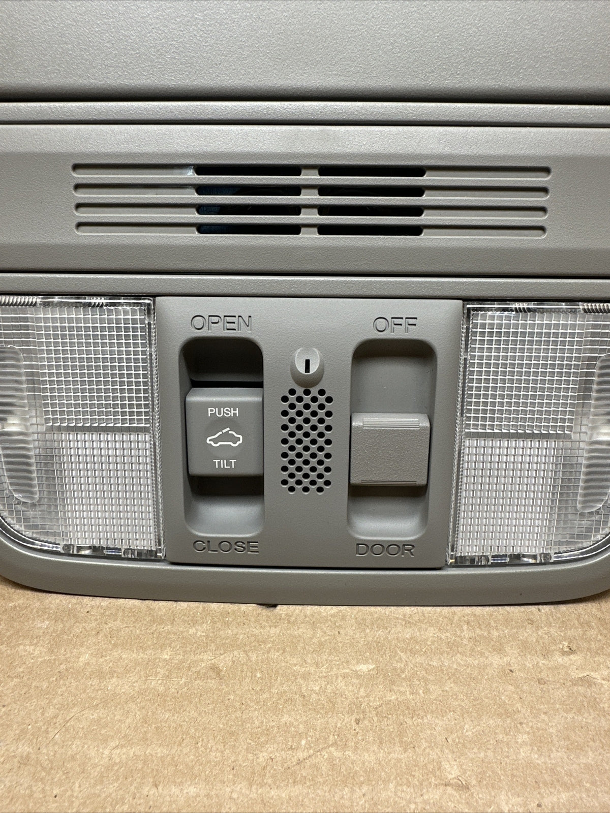 2013 2017 Honda Accord Front Over Head Overhead Center Console Gray Sunroof1