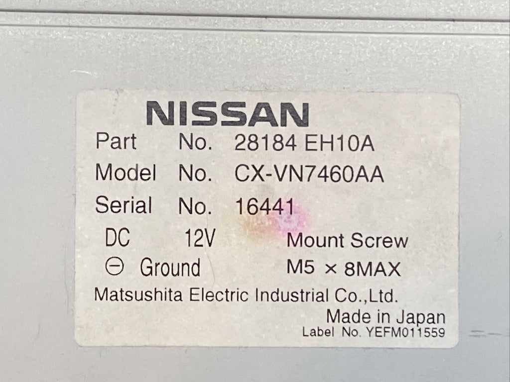 2006 2010 INFINITI M35 CONSOLE ENTERTAINMENT DVD PLAYER 28184 EH10A OEM4