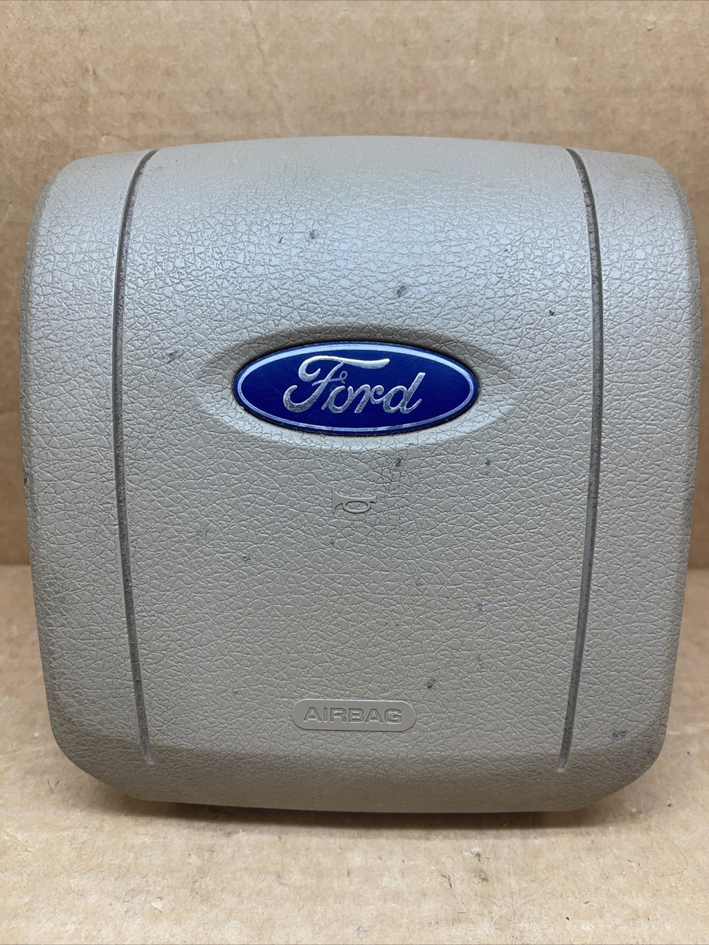 2004 2008 Ford F150 Front Left Driver Side Steering Wheel Air Bag Airbag Tan 0