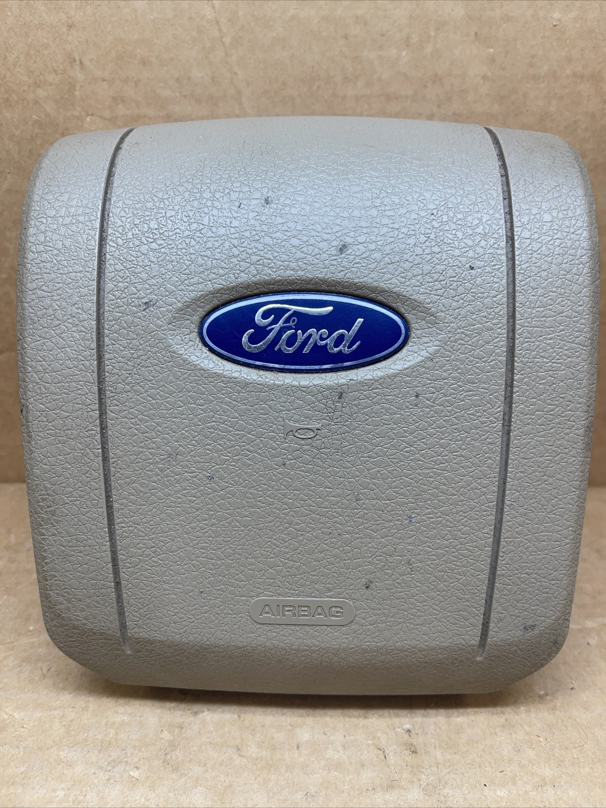 2004 2008 Ford F150 Front Left Driver Side Steering Wheel Air Bag Airbag Tan 0