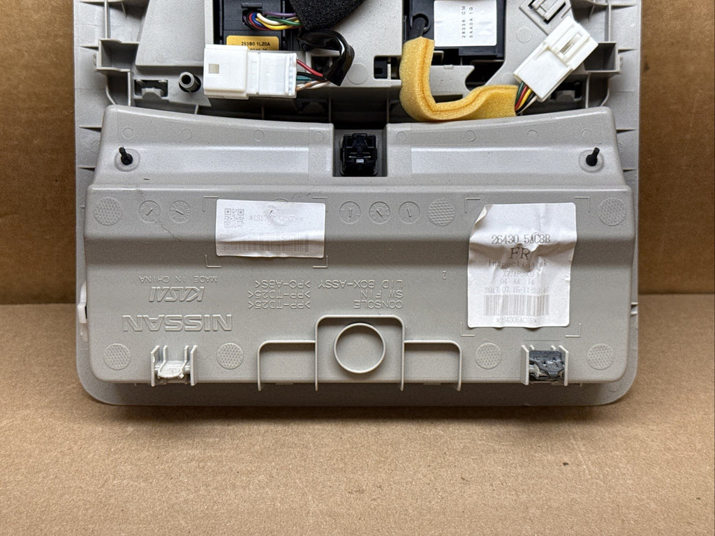 2016 2019 Nissan Murano Front Center Over Head Overhead Console Gray 26430 5AC8B6