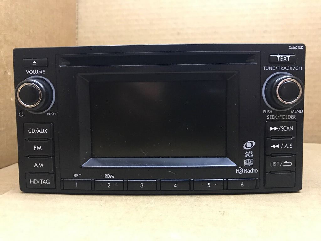 2012 2013 2014 SUBARU IMPREZA CROSSTREK OEM RADIO AUDIO HD 86201FJ630 12 13 140