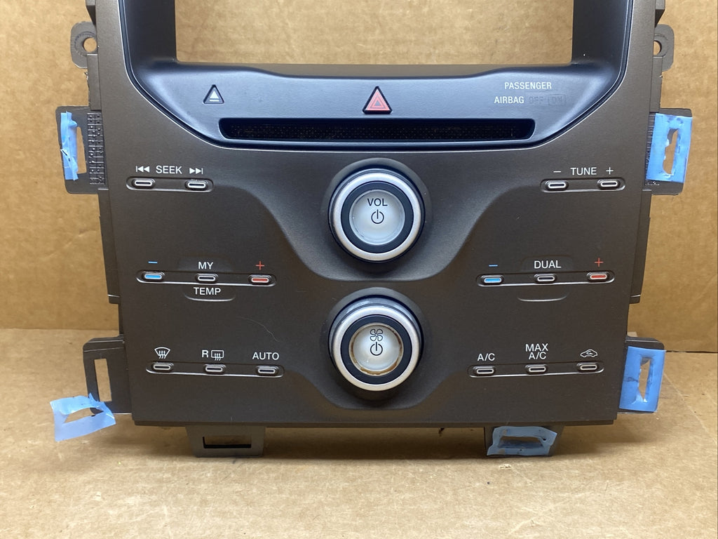 2011 2014 Ford Edge Sony Radio Face Climate Control Panel ET4T 18A802 BB2