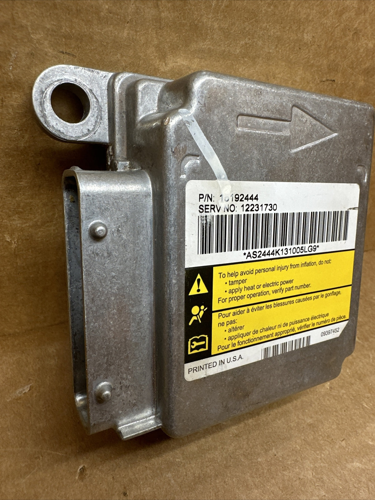 2003 Tahoe Air Bag Airbag Control Module OEM 151924442