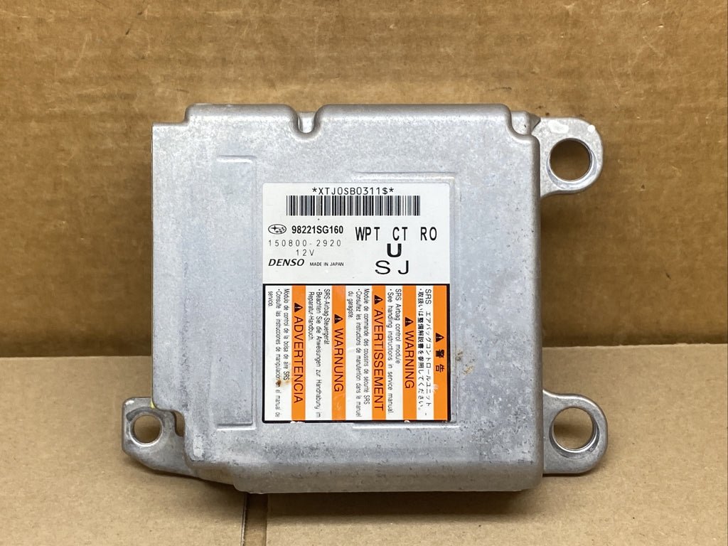 2016 Subaru Forester SRS Air Bag Airbag Control Module 98221SG1600
