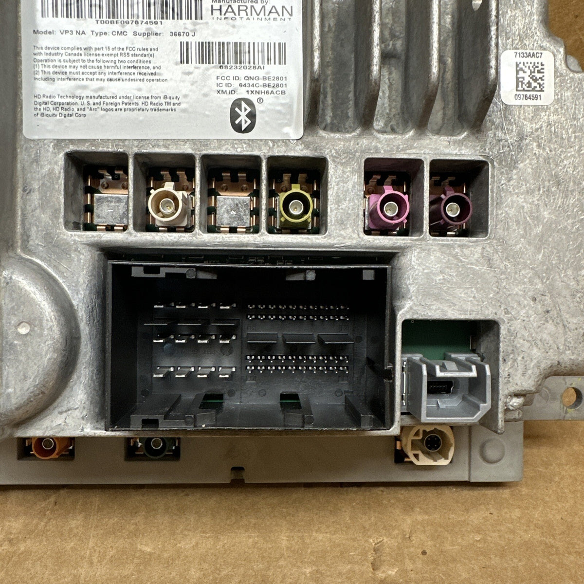 2017 Chrysler Pacifica Dash Radio Receiver Module Head Unit VP3 NA 68232028AI2