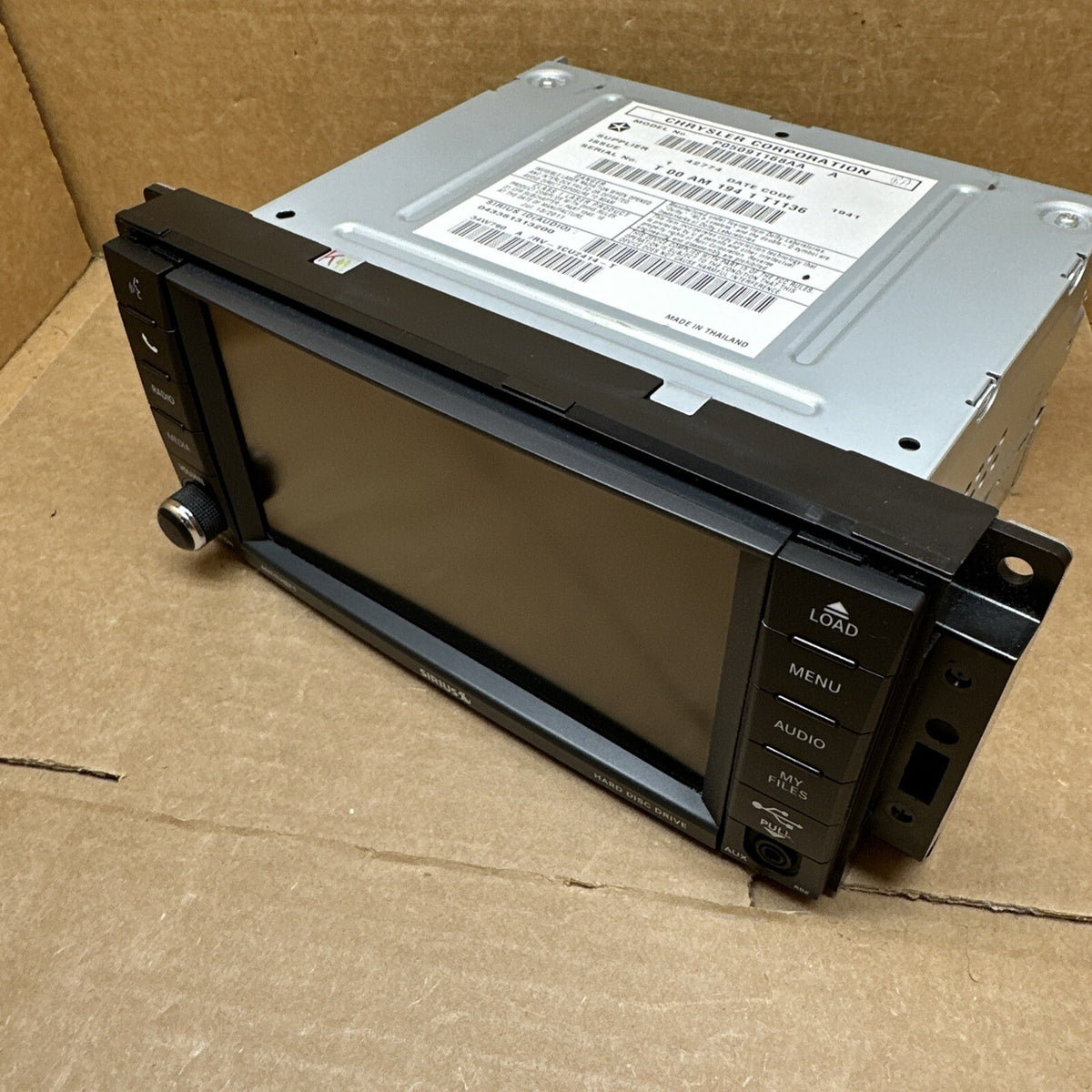 07 14 Dodge Chrysler Jeep Dash Radio Dvd MyGig RBZ P05091168AA P05091168AA7
