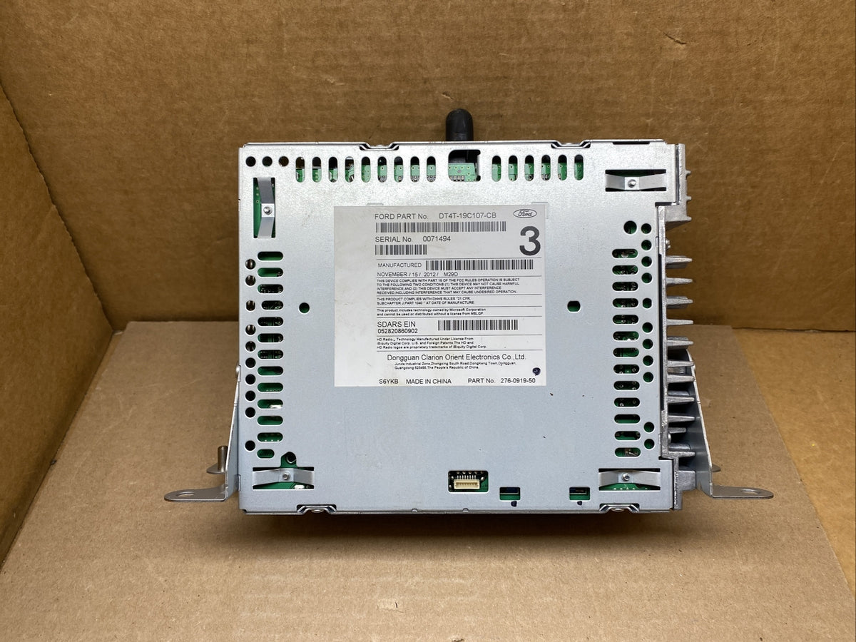 2013 2014 Ford Edge Radio Cd Player Disc Reader OEM DT4T 19C107 CB8
