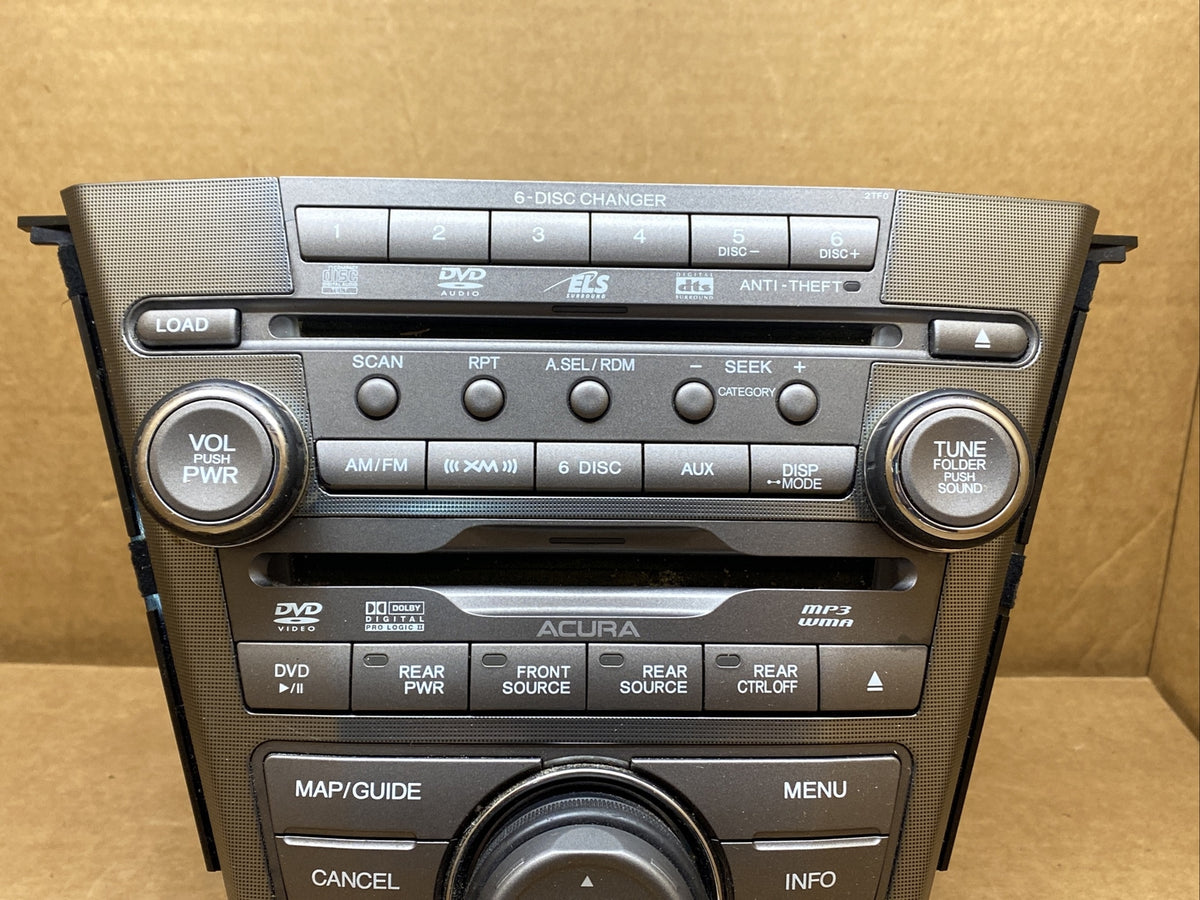 07 09 Acura MDX Radio Audio Player MP3 WMA DVD OEM W/ CODE 39101 STX A220 M12