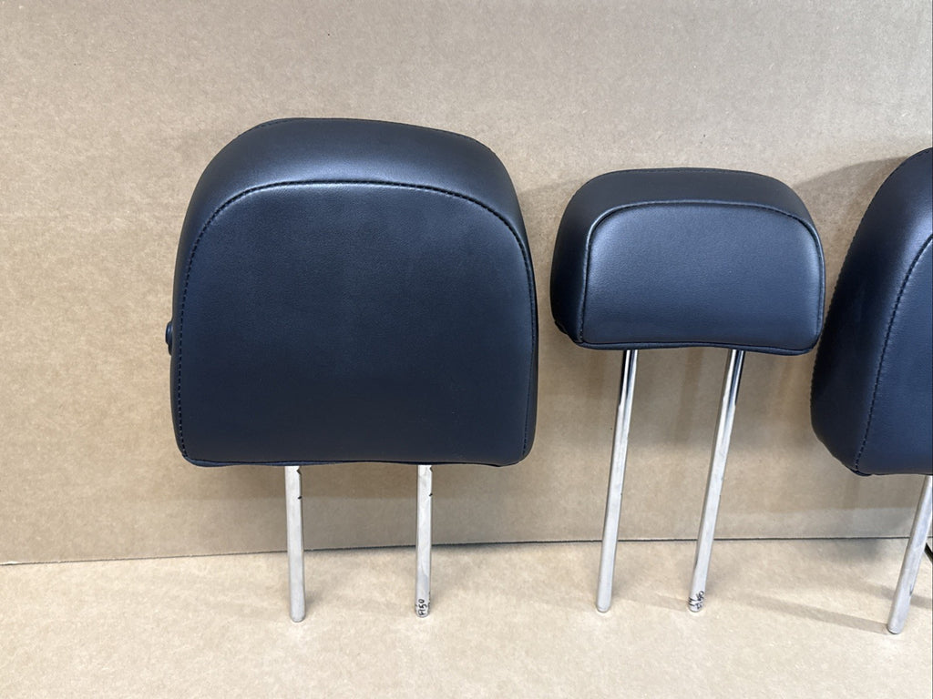 2011 2014 Ford F 150 F150 Back Rear Head Rest Headrest Black Leather Set of 35