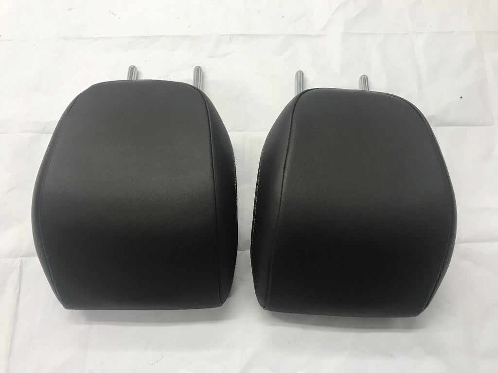 13 19 BUICK ENCORE REAR HEAD REST HEADREST DRIVER PASSENGER BLACK LEATHER SET4