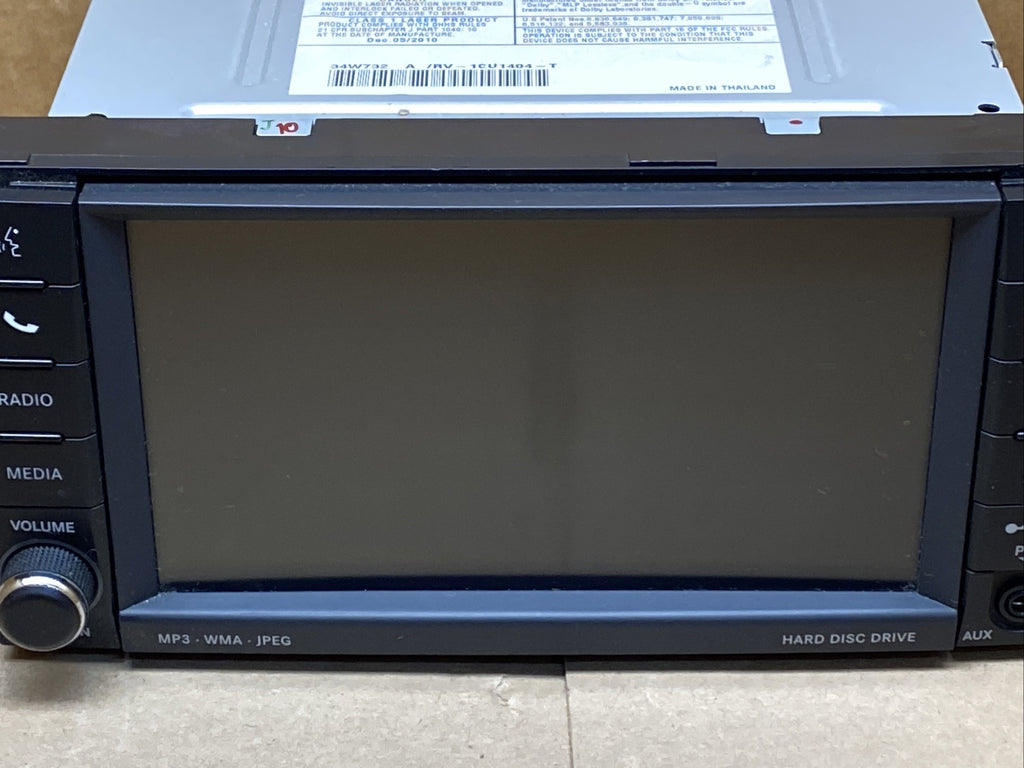 Jeep Dodge Chrysler RBZ MyGIG Touchscreen Radio P05064676AG 05064676AG3