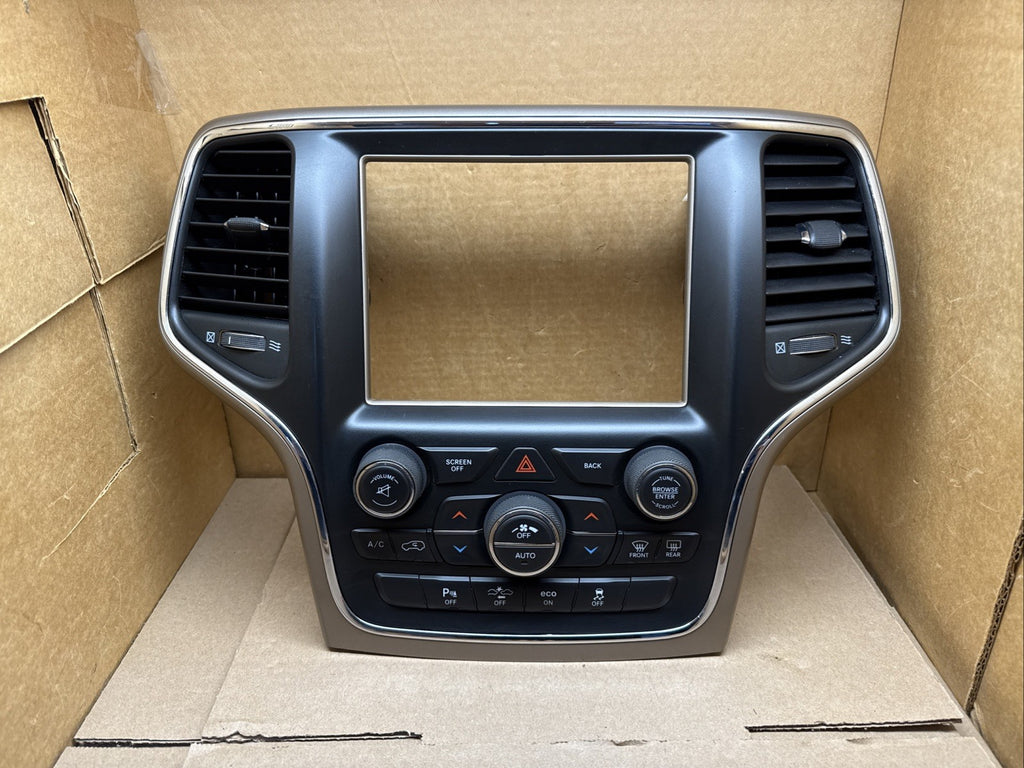 2014 2015 Jeep Grand Cherokee Temperature Control Unit Radio Bezel 05091842AE0