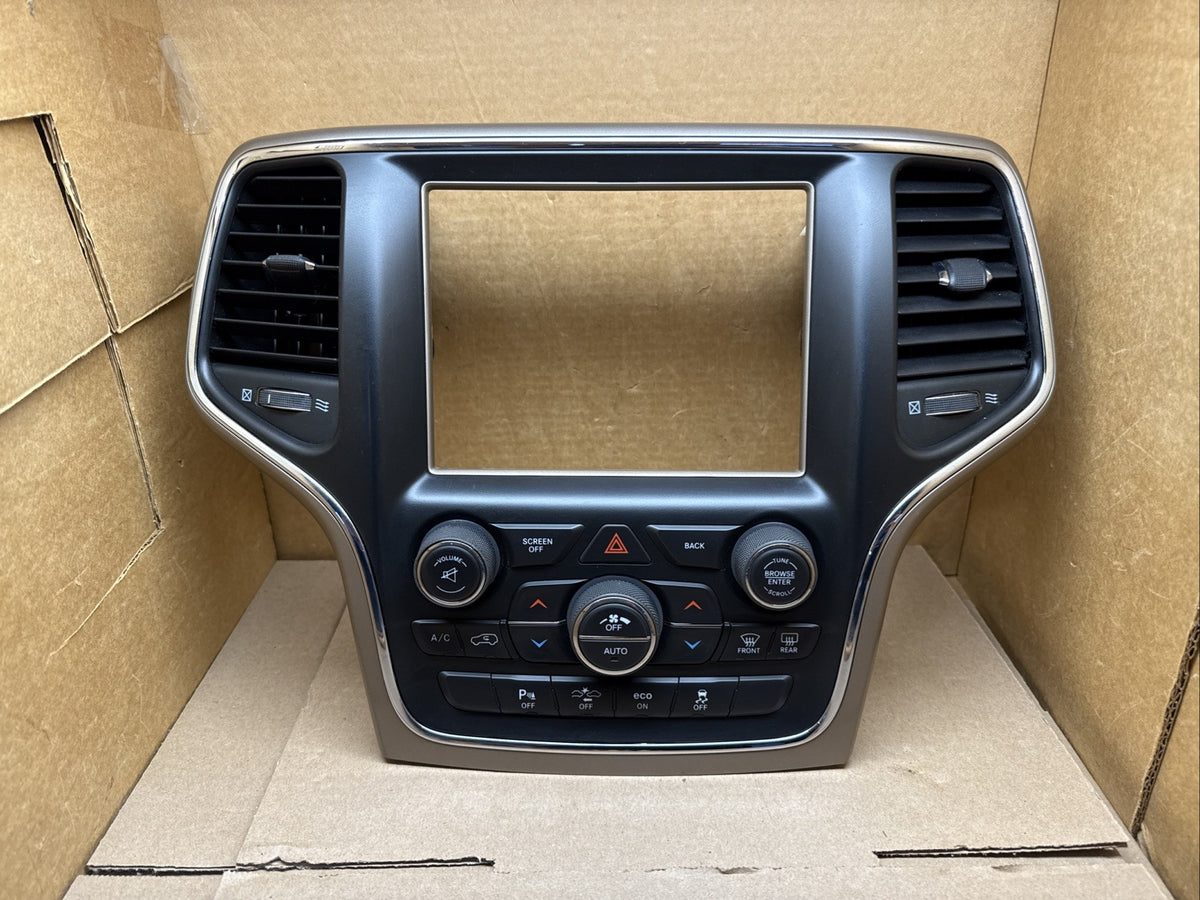 2014 2015 Jeep Grand Cherokee Temperature Control Unit Radio Bezel 05091842AE0