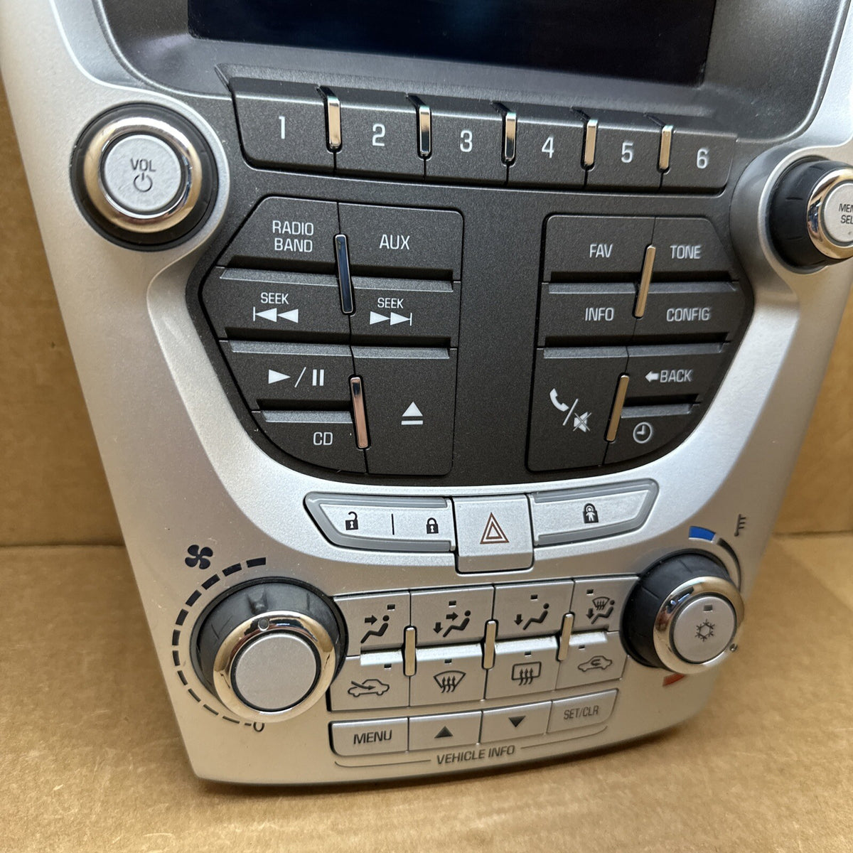 10 11 Terrain Equinox Radio Bezel Climate Temp Control Panel 227668354