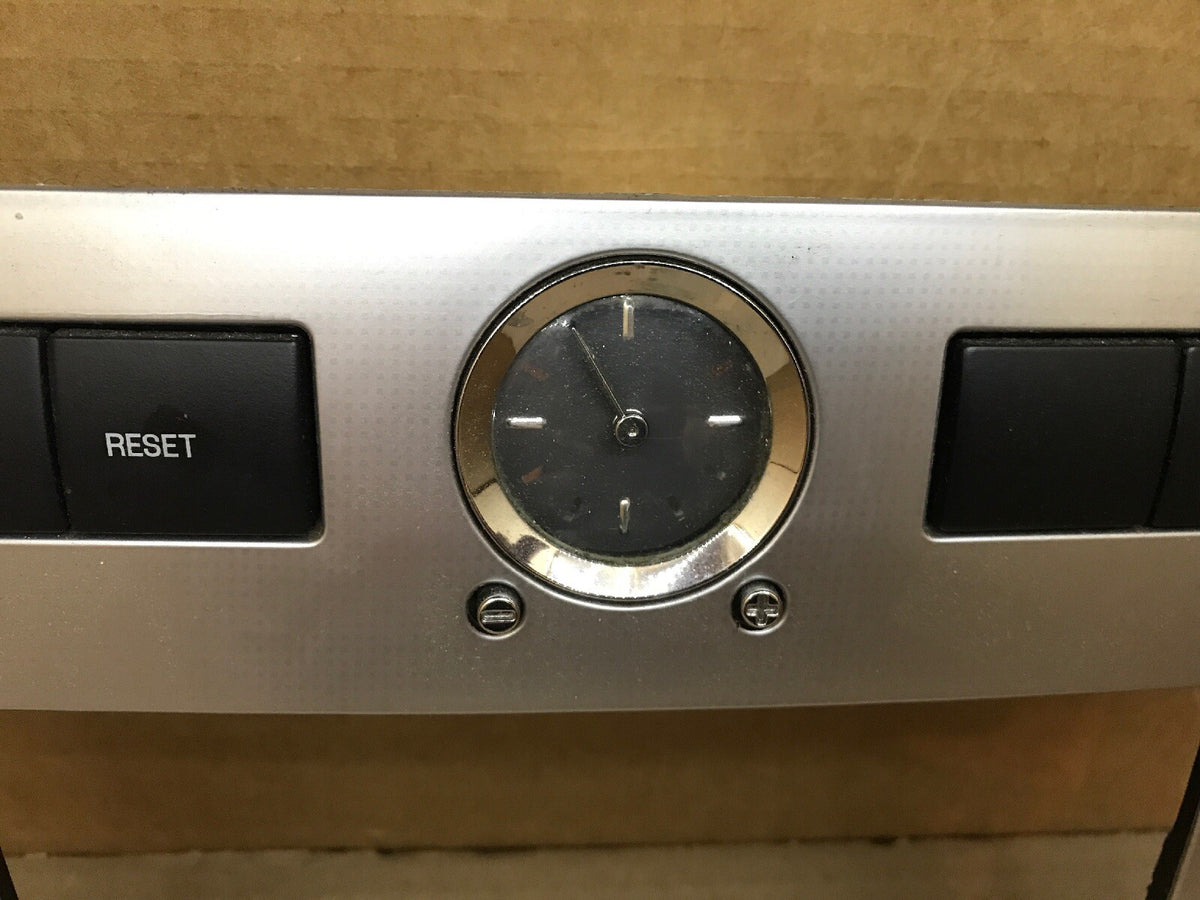 2006 2009 MERCURY MILAN DASH RADIO BEZEL WITH CLOCK HAZARD SWITCH OEM SILVER 4