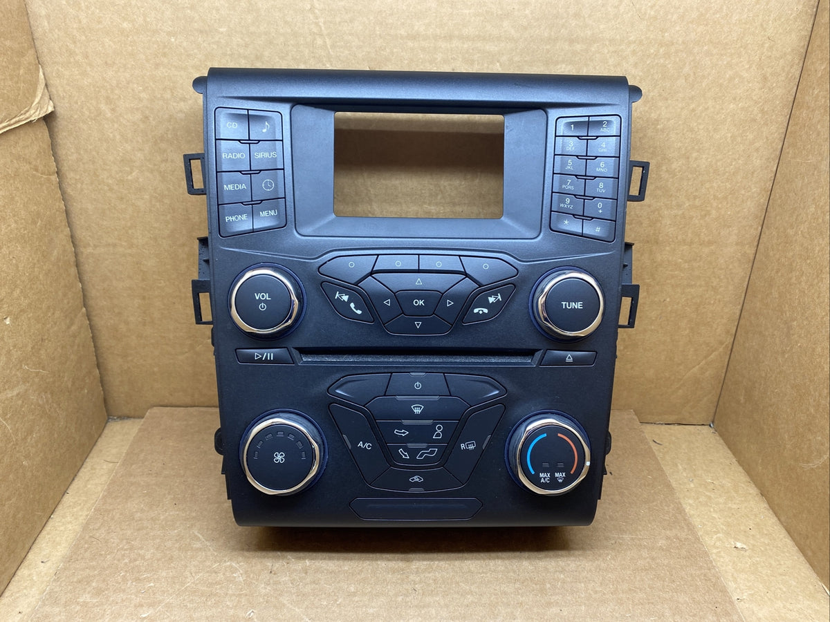 2014 Fusion Temp Temperature Climate Radio Control Bezel Panel DS7T 18E243 EX0
