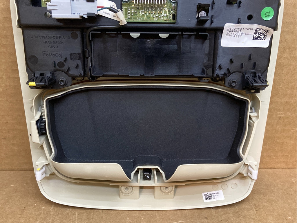2013 2016 Ford Fusion Over Head Overhead Console Dome Light Dune Tan7