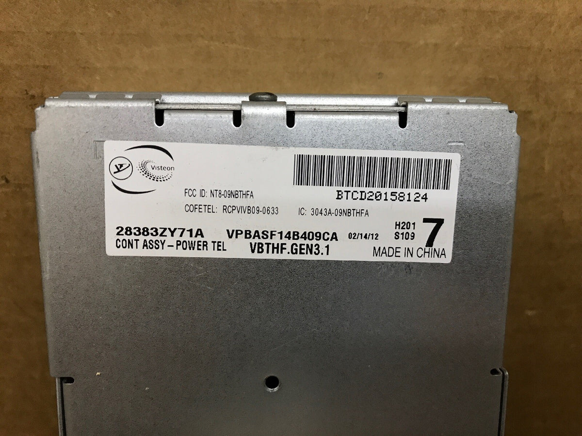 10 14 OEM Nissan Altima Bluetooth Phone Power Control Module Unit 28383ZY71A1