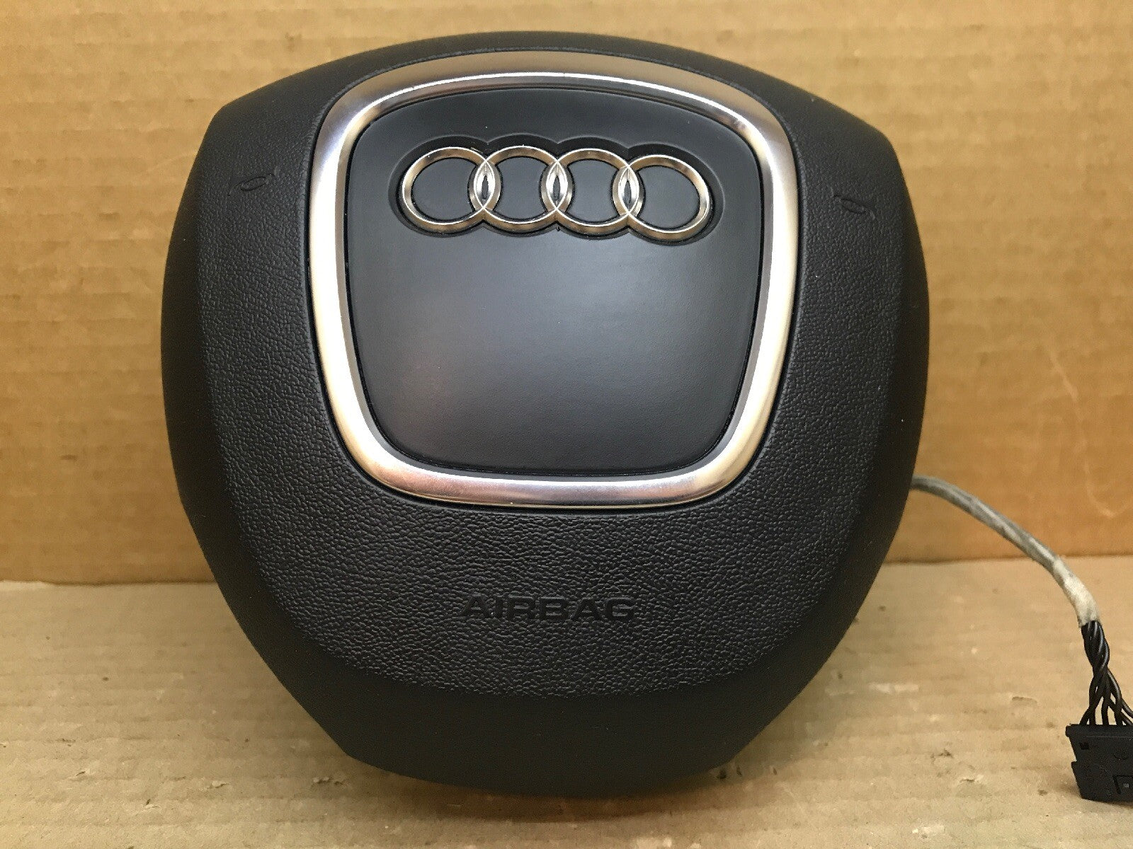 Audi A6 S6 Front Left Driver Side Steering Wheel Airbag Air Bag Black1
