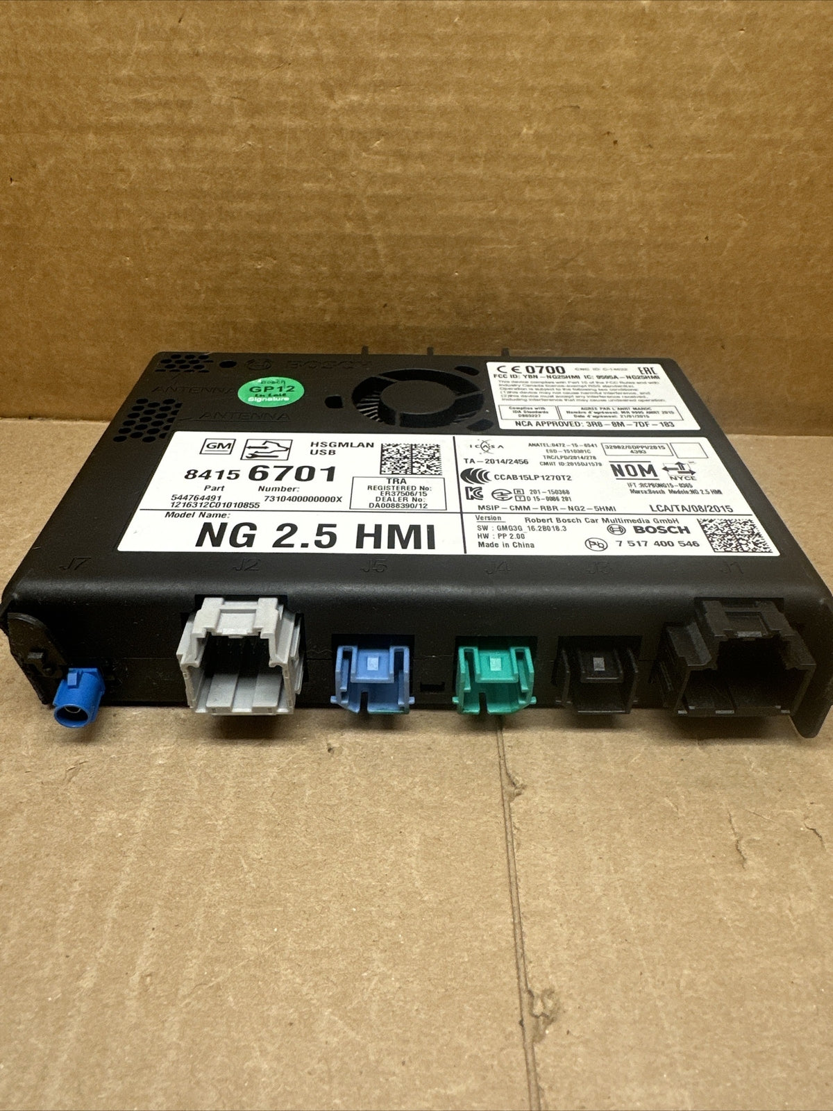 GM HMI Human Machine Interface Control Module 841567013