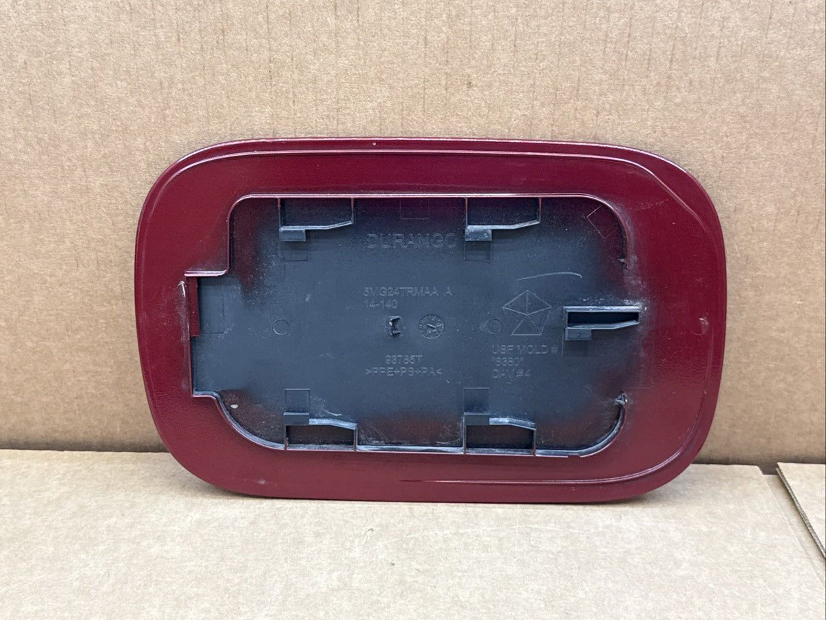 2014 2020 Dodge Durango Fuel Gas Tank Filler Door Lid Cover OEM Red PRV6