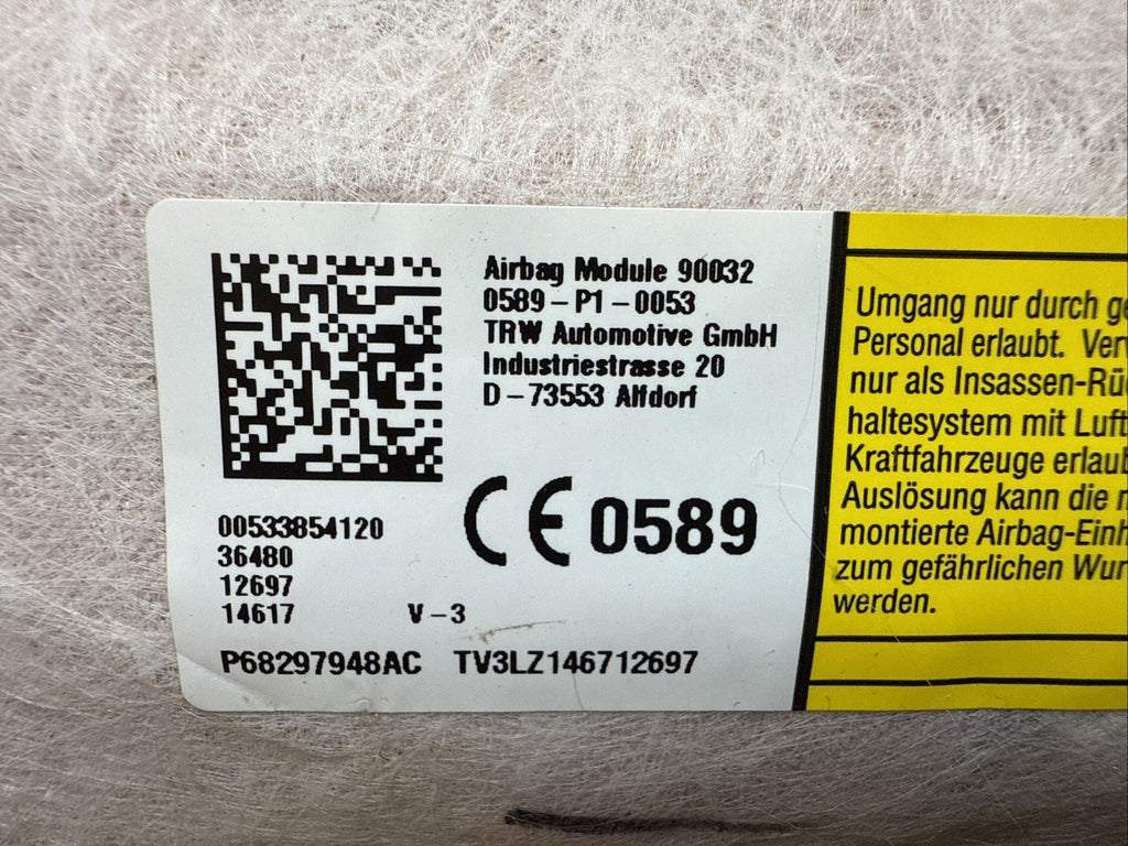 2017-2025 Chrysler Pacifica Front Right Side Passenger Seat Air Bag Airbag1