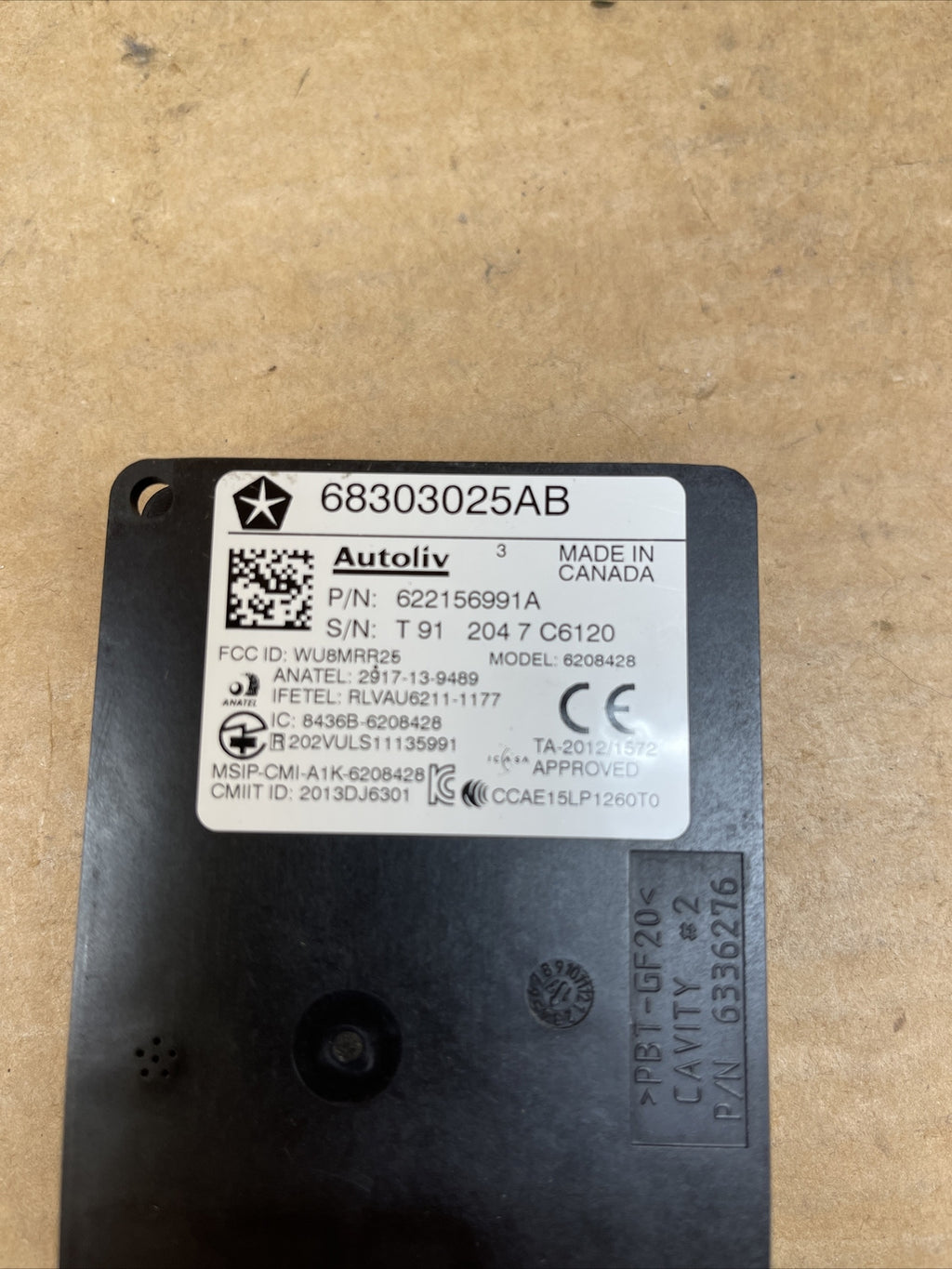 2015 2016 2017 2018 Dodge Challenger Blind Spot Detection Module 68303025AB OEM4