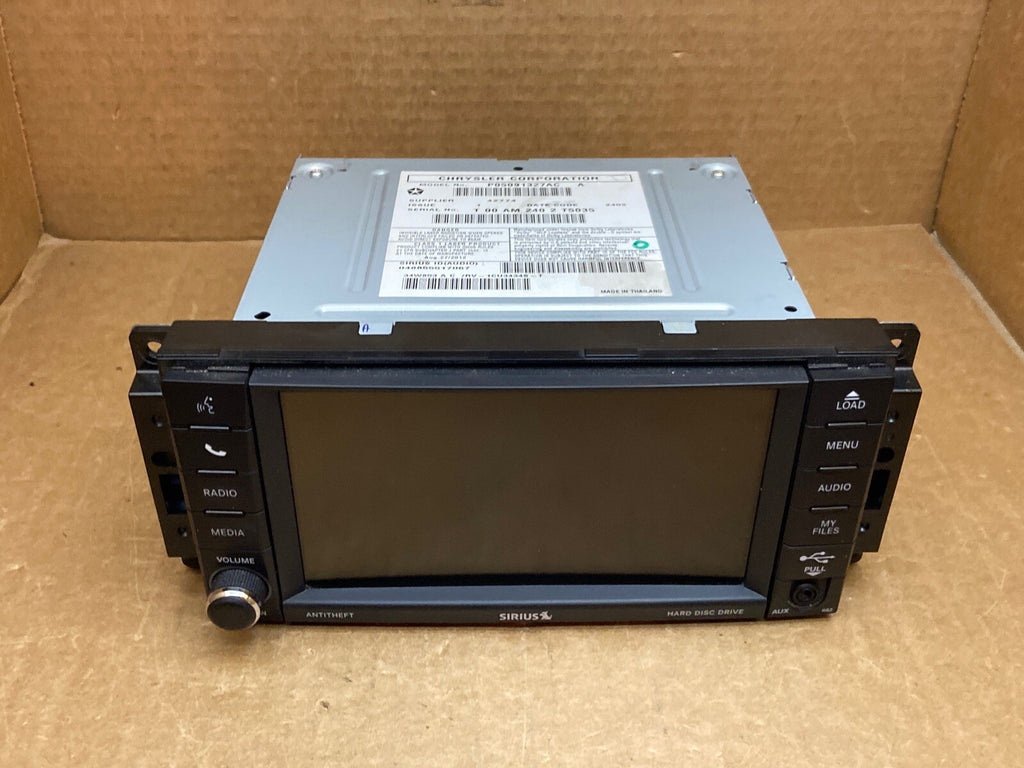 10 18 Grand Caravan Town Country Nitro Radio CD Dvd MyGig RBZ P05091327AC0