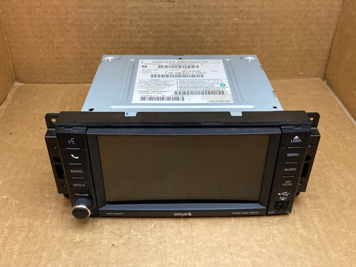 10 18 Grand Caravan Town Country Nitro Radio CD Dvd MyGig RBZ P05091327AC0