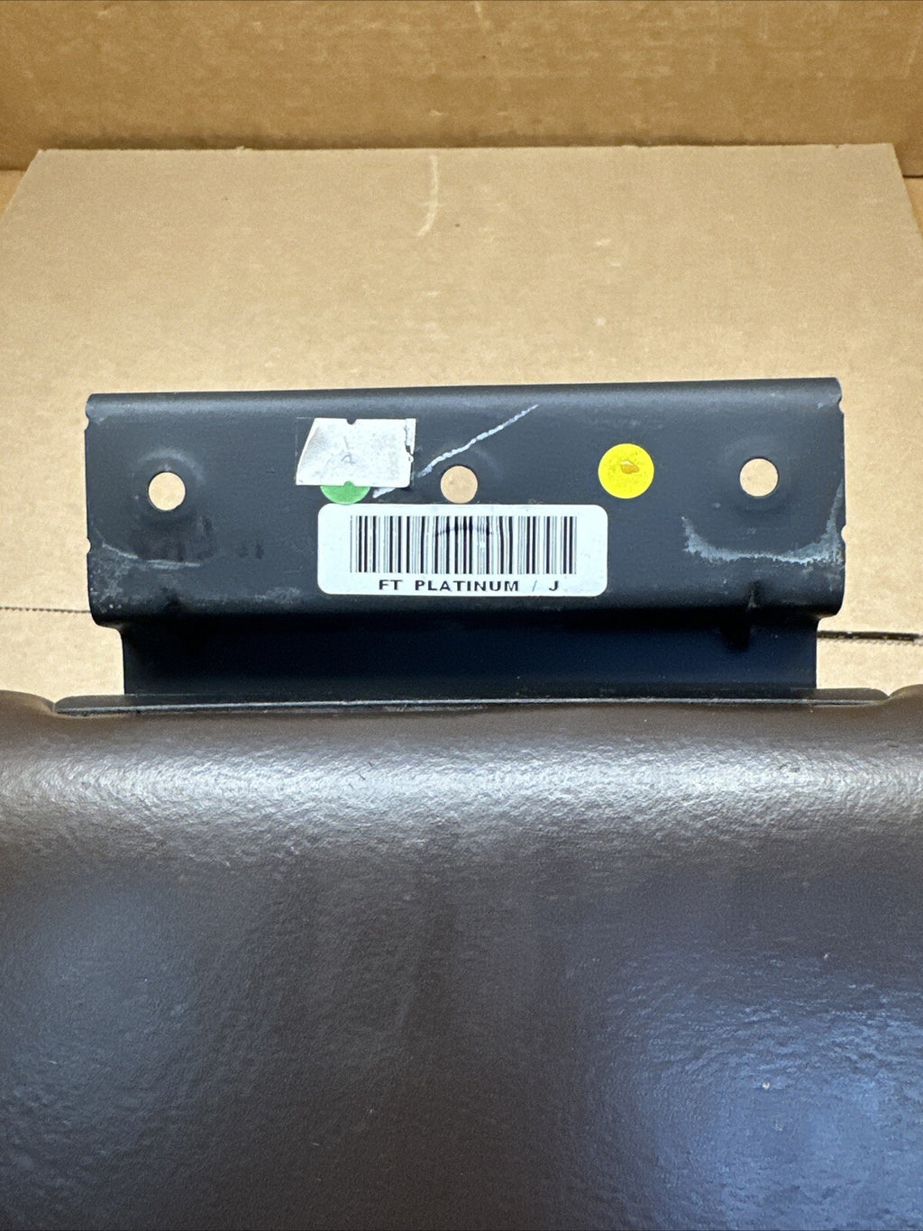 2009 2014 Ford F150 Center Console Cover Lid Top Arm Rest Armrest Brown Platinum5