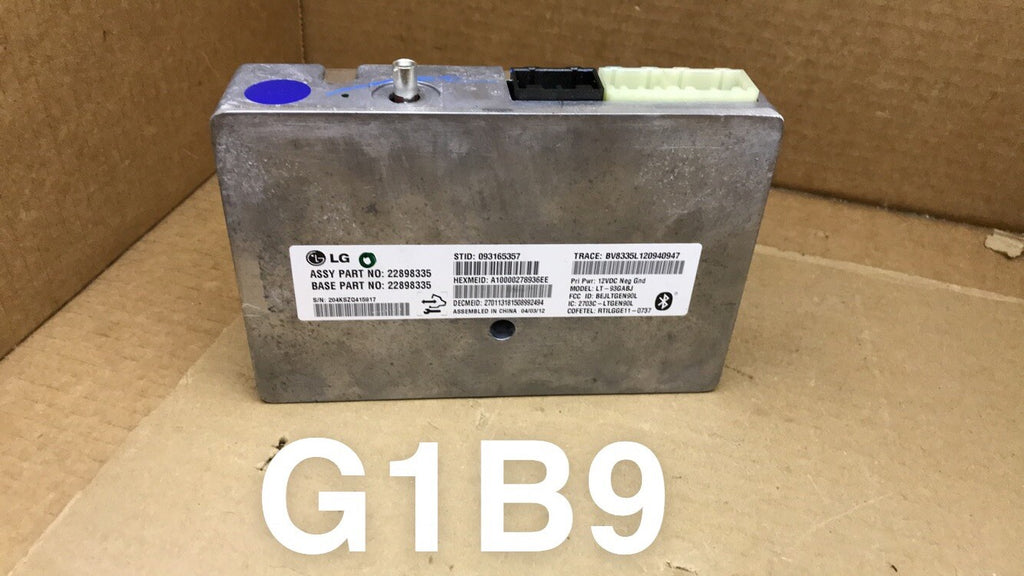 12 13 14 CHEVROLET TAHOE ONSTAR COMMUNICATION CONTROL MODULE 22898335 OEM0